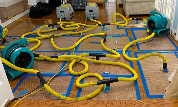Professional Crawl Space Water Removal technician working in Waubun, MN